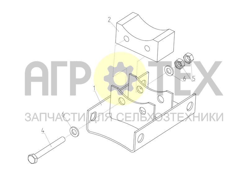 Чертеж Опора (РСМ-10.01.48.180А)